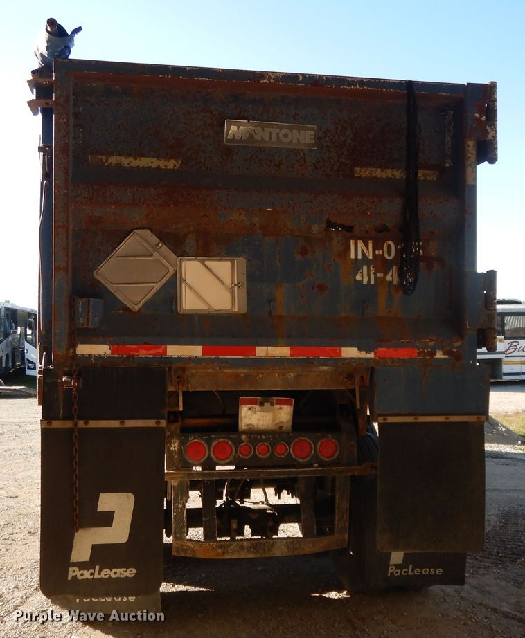 image for item DH0197 1996 Montone end dump trailer