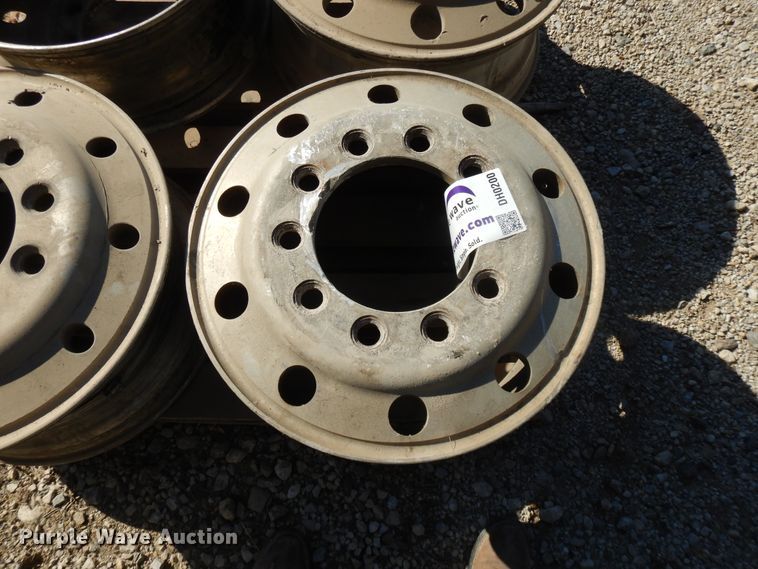 image for item DH0200 (4) 8.5x22.5 aluminum pilot wheels