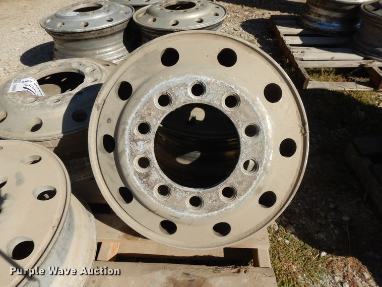 image for item DH0200 (4) 8.5x22.5 aluminum pilot wheels