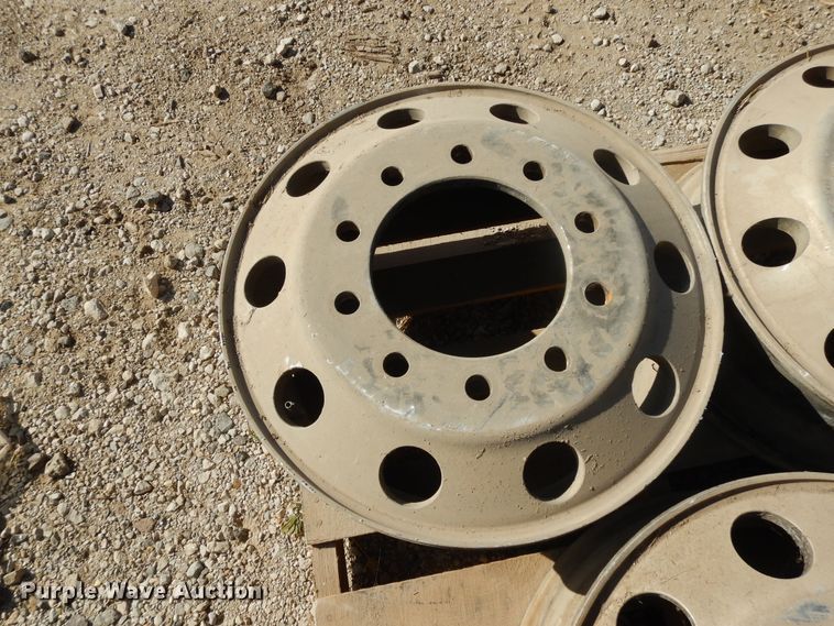 image for item DH0201 (3) 8.5x22.5 aluminum hub pilot wheels