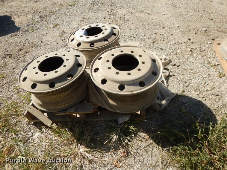 image for item DH0202 (3) 8.5x22.5 aluminum hub pilot wheels