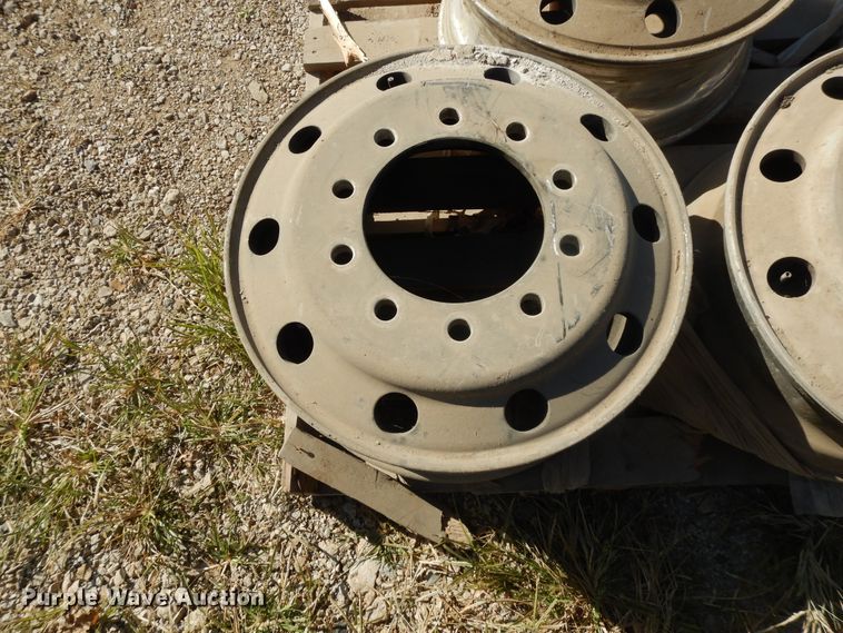 image for item DH0202 (3) 8.5x22.5 aluminum hub pilot wheels