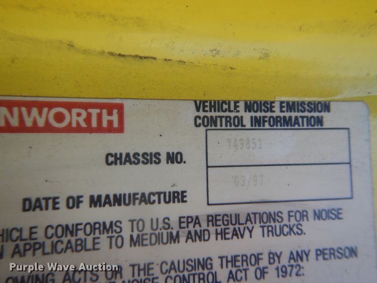 image for item DH5200 1997 Kenworth T2000  semi truck