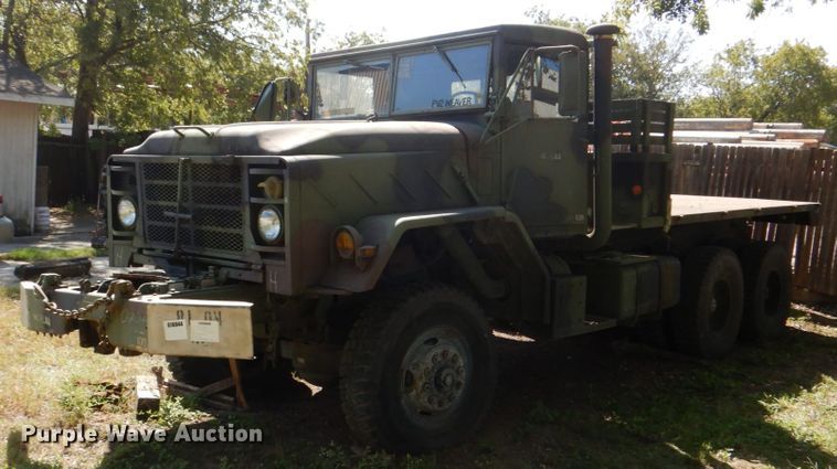 image for item DH5353 1985 Am General M925  flatbed truck