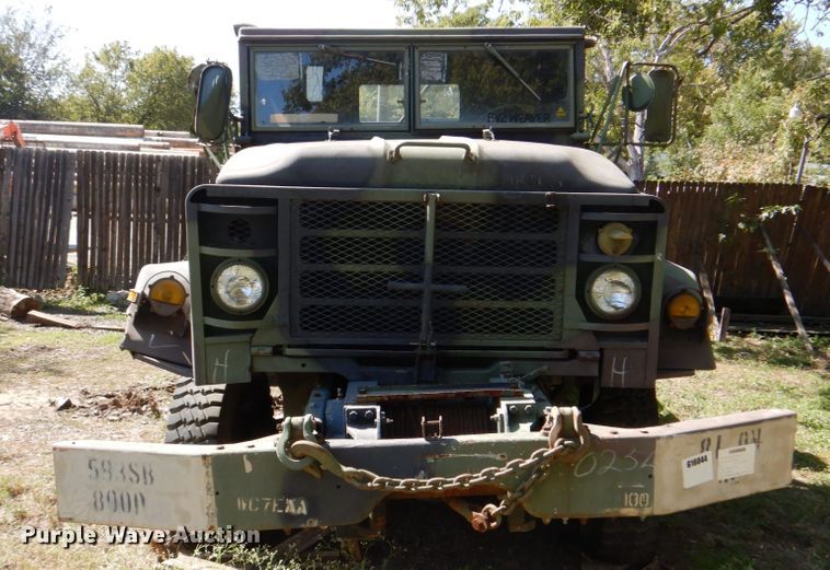 image for item DH5353 1985 Am General M925  flatbed truck