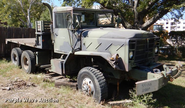 image for item DH5353 1985 Am General M925  flatbed truck