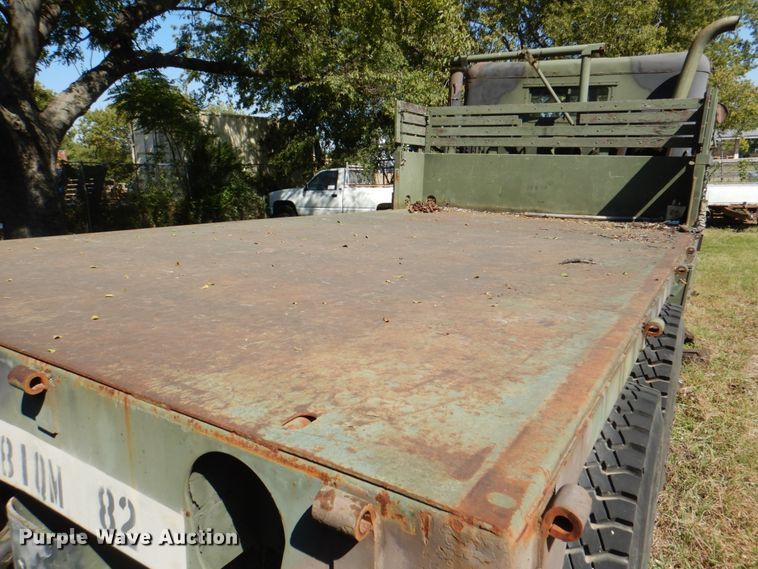 image for item DH5353 1985 Am General M925  flatbed truck