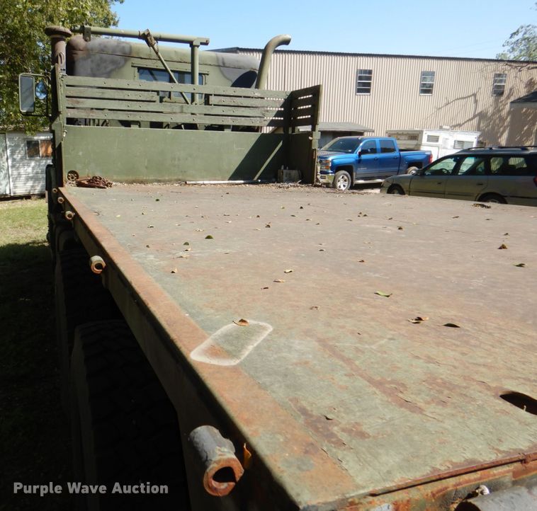 image for item DH5353 1985 Am General M925  flatbed truck