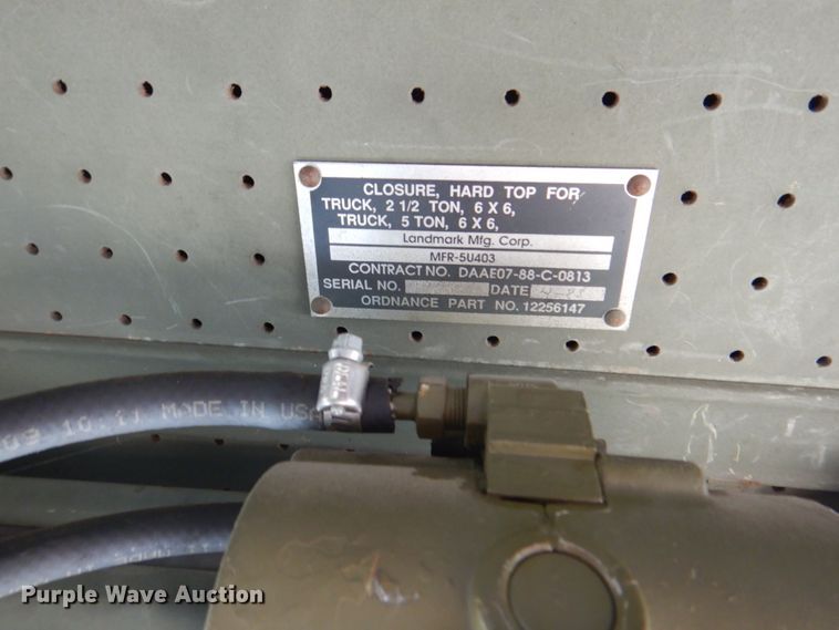 image for item DH5353 1985 Am General M925  flatbed truck