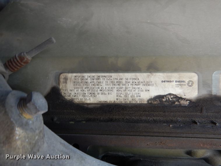 image for item DJ0751 1994 Freightliner FLB High  semi truck