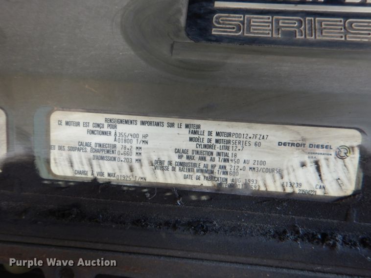 image for item DJ0751 1994 Freightliner FLB High  semi truck