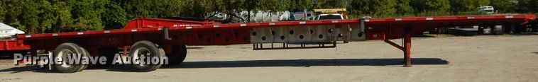 image for item DJ6600 2004 Transcraft flatbed trailer