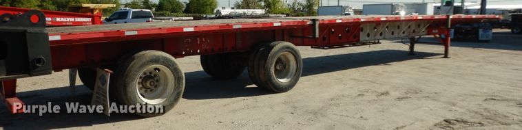image for item DJ6600 2004 Transcraft flatbed trailer