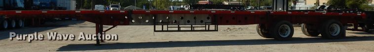 image for item DJ6600 2004 Transcraft flatbed trailer