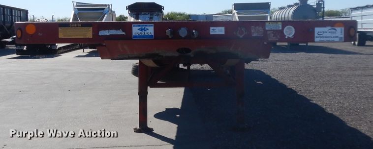 image for item DJ6602 2007 Lufkin flatbed trailer