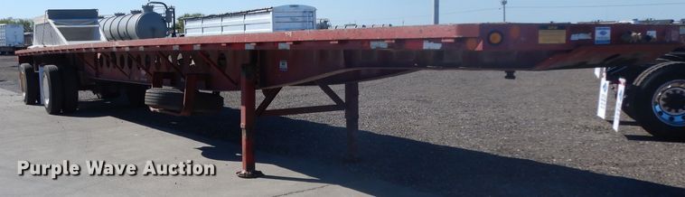 image for item DJ6602 2007 Lufkin flatbed trailer