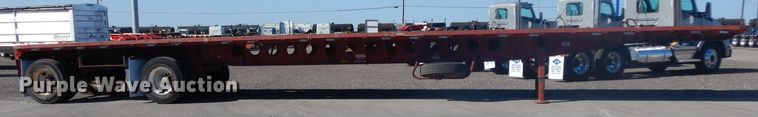 image for item DJ6602 2007 Lufkin flatbed trailer