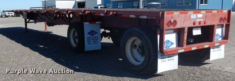 image for item DJ6602 2007 Lufkin flatbed trailer
