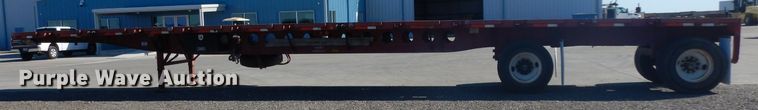 image for item DJ6602 2007 Lufkin flatbed trailer