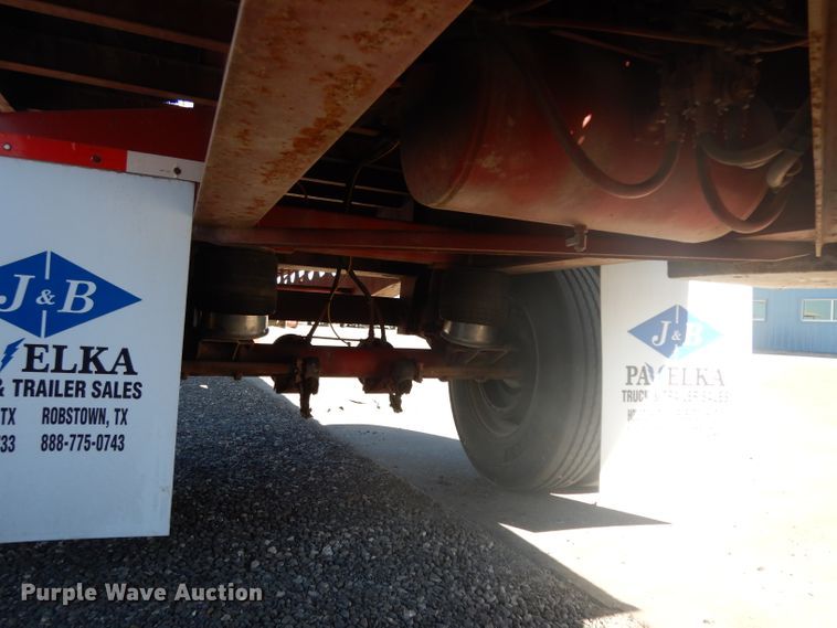 image for item DJ6602 2007 Lufkin flatbed trailer