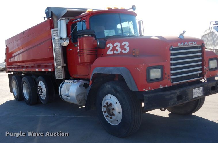 image for item DJ6605 1998 Mack RD688S  dump truck