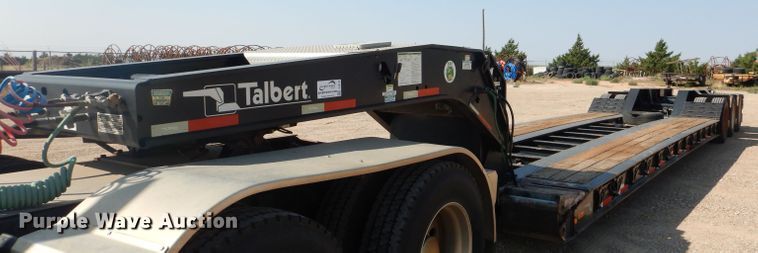 image for item DJ8778 2009 Talbert 55CC lowboy equipment trailer
