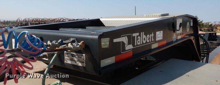 image for item DJ8778 2009 Talbert 55CC lowboy equipment trailer