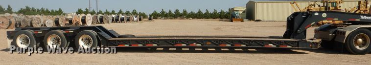 image for item DJ8778 2009 Talbert 55CC lowboy equipment trailer