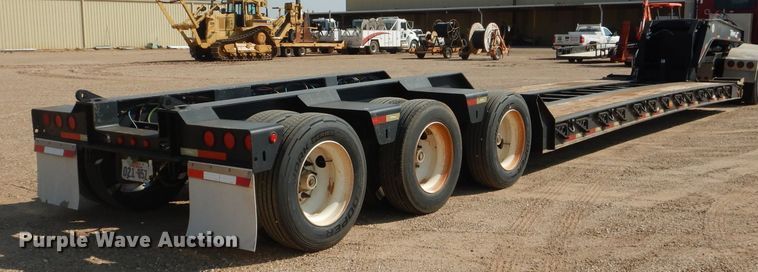 image for item DJ8778 2009 Talbert 55CC lowboy equipment trailer