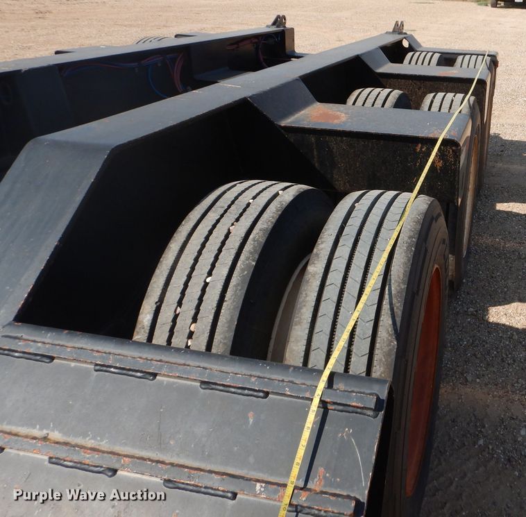 image for item DJ8778 2009 Talbert 55CC lowboy equipment trailer