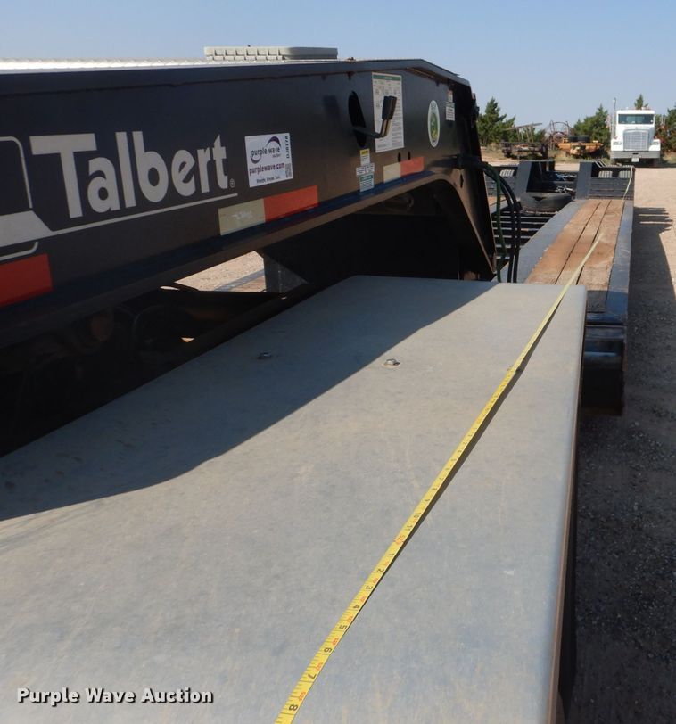 image for item DJ8778 2009 Talbert 55CC lowboy equipment trailer