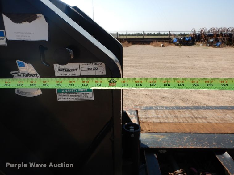 image for item DJ8778 2009 Talbert 55CC lowboy equipment trailer