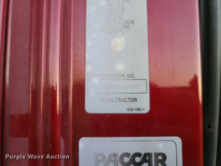 image for item DY9978 2005 Kenworth T2000  semi truck