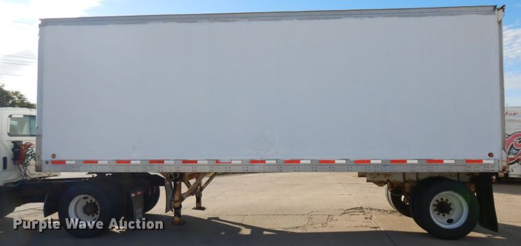 image for item HN9318 1986 Fruehauf dry van trailer