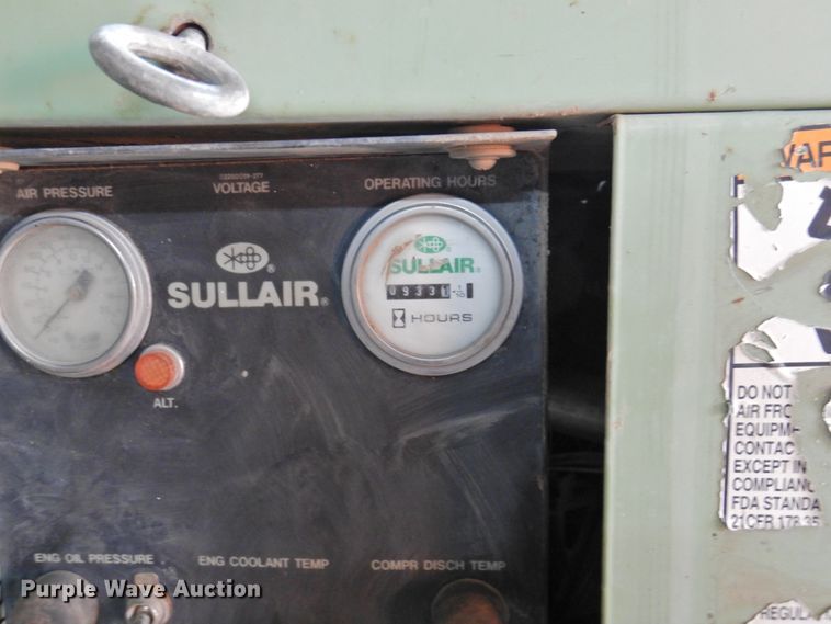 image for item HO9922 1997 Sullair 185DPQJD  air compressor
