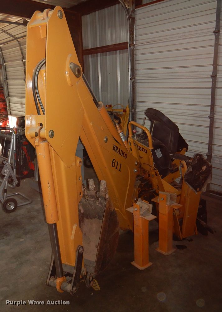 image for item HO9934 Bradco 8611X skid steer backhoe attachment