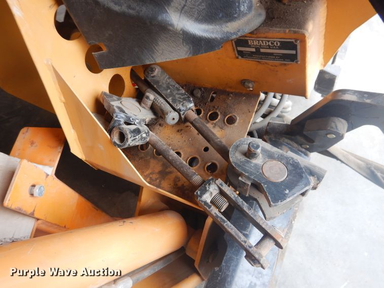 image for item HO9934 Bradco 8611X skid steer backhoe attachment