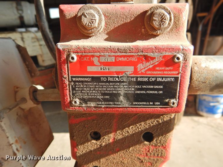 image for item HO9989 Milwaukee Dymodrill core drill