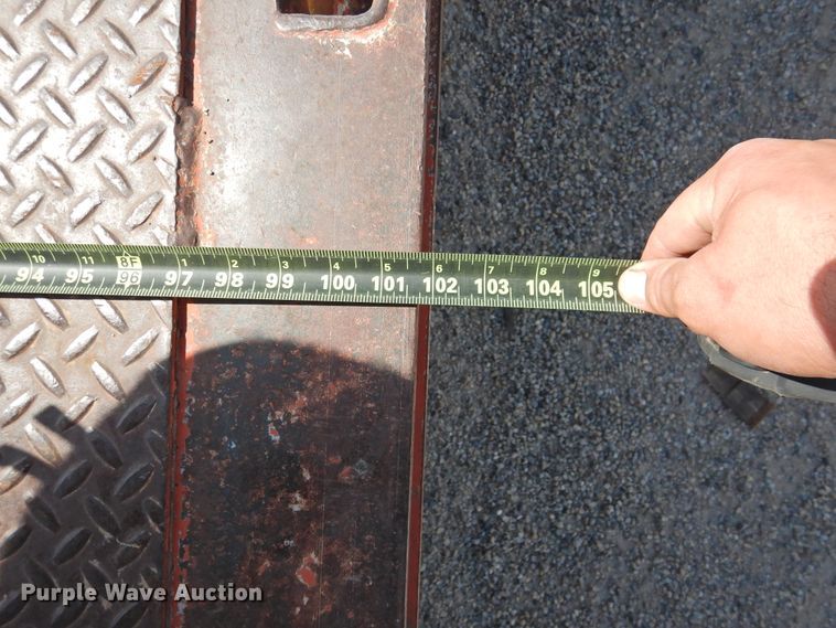 image for item HU9501 1990 Trail King drop deck equipment trailer