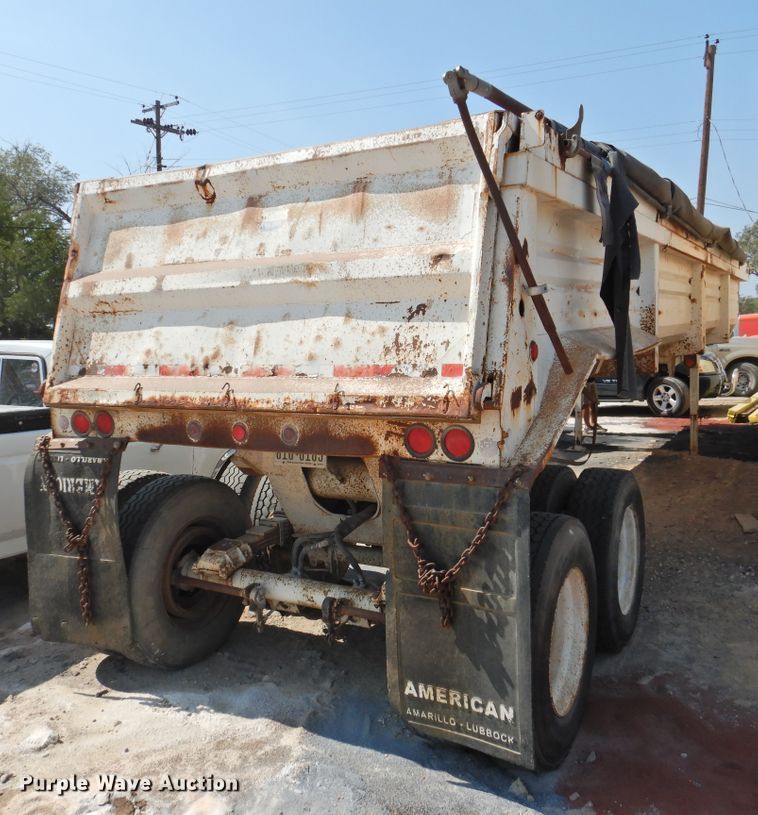image for item HU9502 1999 Lufkin ULDI1-38 end dump trailer