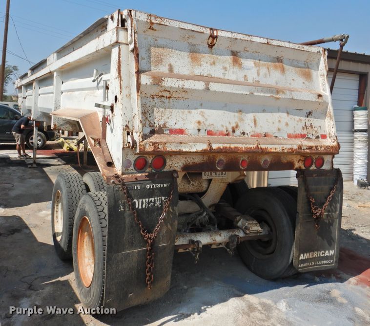 image for item HU9502 1999 Lufkin ULDI1-38 end dump trailer