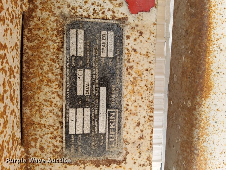 image for item HU9502 1999 Lufkin ULDI1-38 end dump trailer