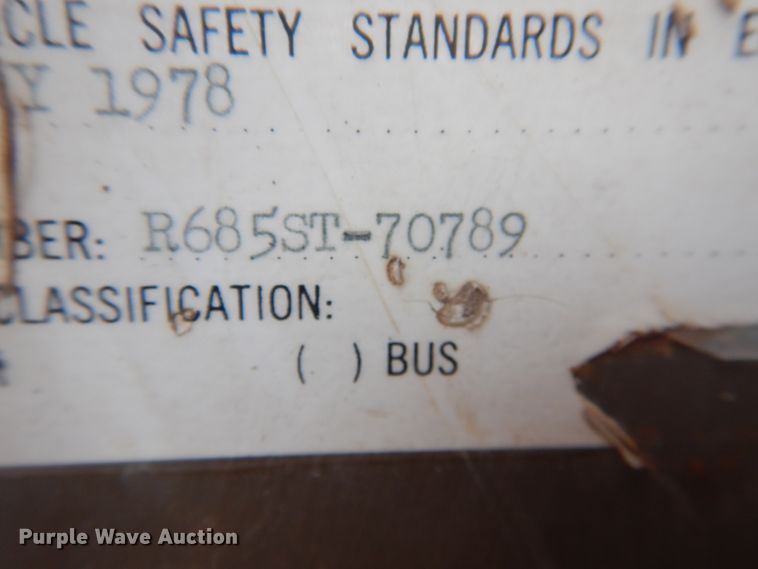 image for item HU9503 1978 Mack  dump truck