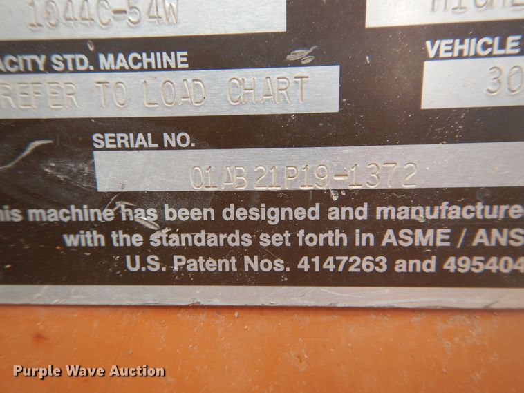 image for item HU9506 Lull Highlander 1044C-54  telehandler