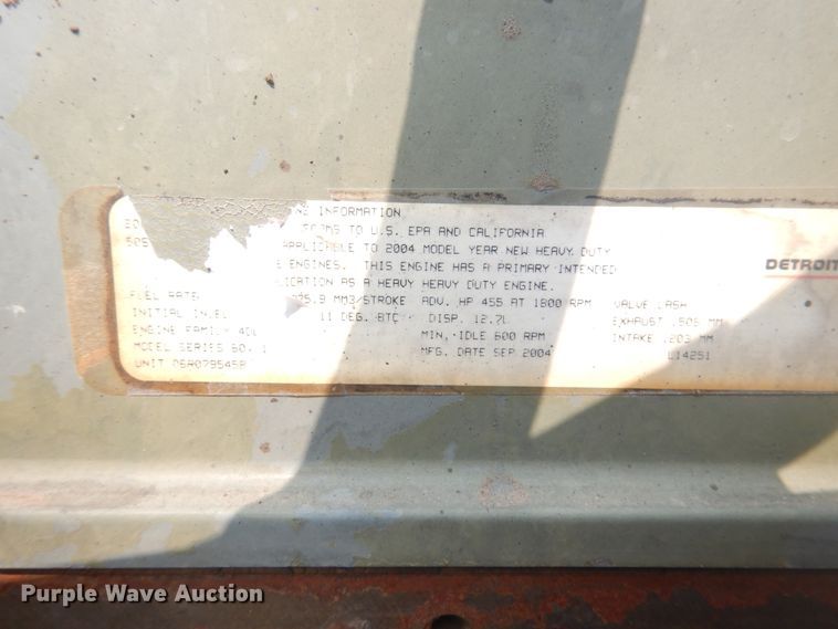 image for item HU9507 2005 Freightliner Columbia  dump truck