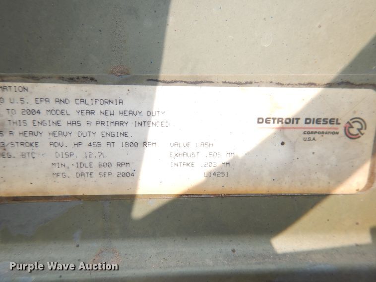 image for item HU9507 2005 Freightliner Columbia  dump truck