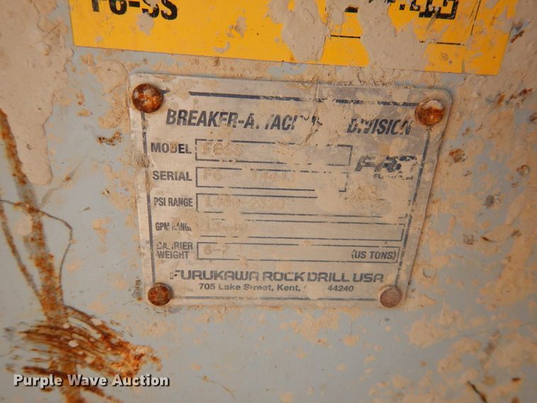 image for item HU9517 FRD F6SS skid steer breaker