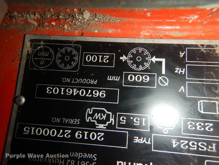 image for item HU9531 Husqvarna concrete saw