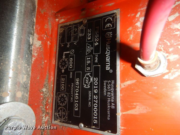 image for item HU9531 Husqvarna concrete saw