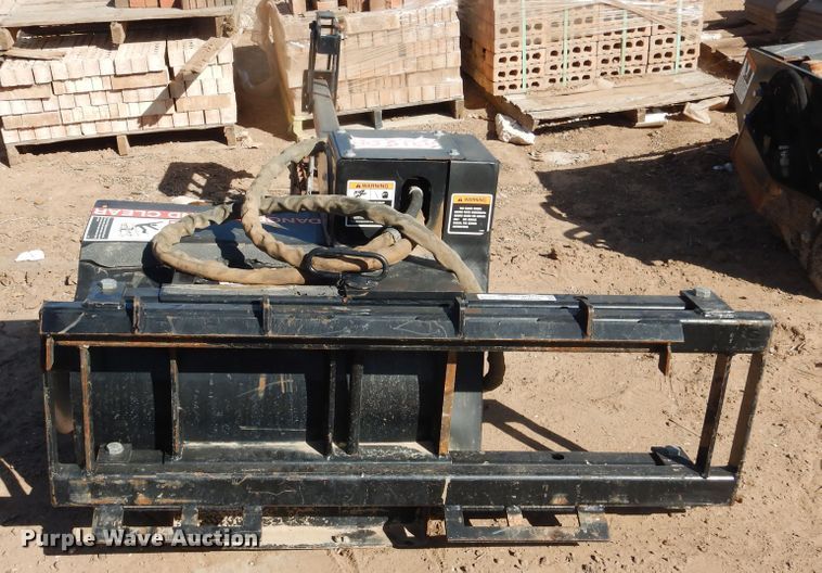 image for item HU9598 Bradco 625 skid steer trencher